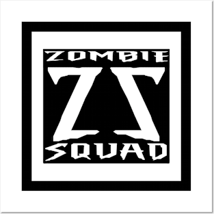 Zombie Squad ZS Sinister (White) Posters and Art